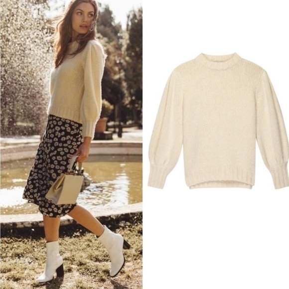 Rails Sybil Balloon Sleeve Sweater In Butterscotch - Picture 1 of 9
